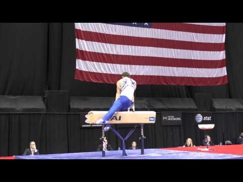 Jacob Barrus - Pommel Horse - 2014 P&G Championships - Jr. Men Day 2