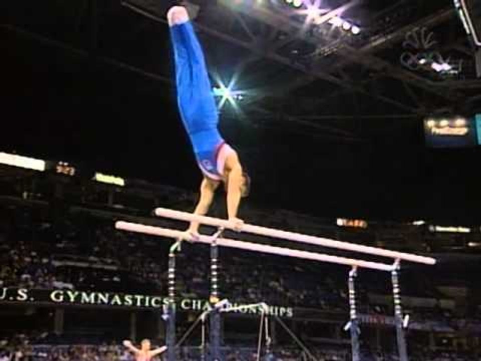 Sean Townsend Parallel Bars 2002 Us Gymnastics Championships Men Day 2 Video Dailymotion 