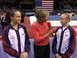 Nastia Liukin & Chellsie Memmel - Interview - 2005 American Cup