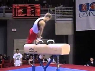 Brett McClure - Pommel Horse - 2001 U.S. Gymnastics Championships - Men