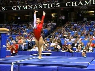 Kristal Uzelac - Vault - 2002 U.S. Gymnastics Championships - Women - Day 1