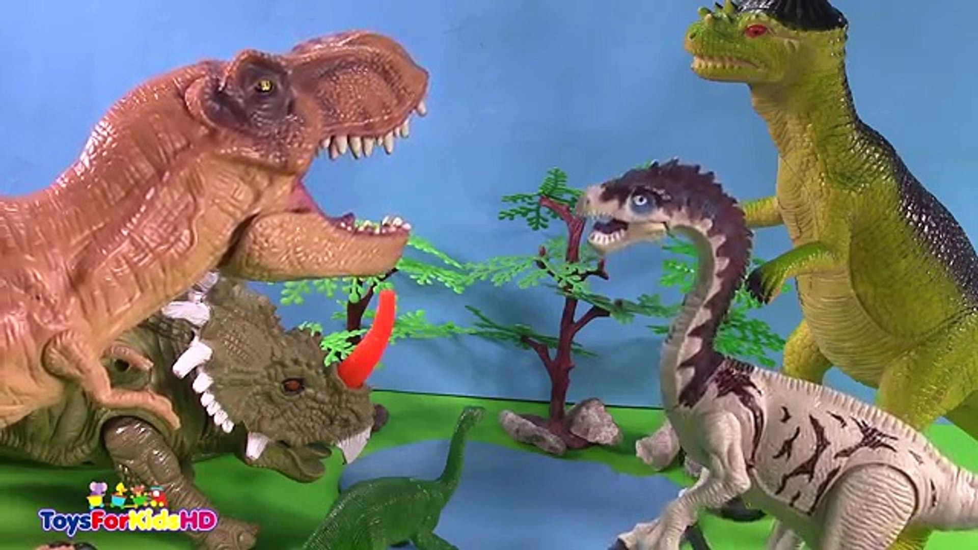 Los Dinosaurios para niños El T-Rex Amistoso - Videos de Dinosaurios  ToysForKidsHD - video Dailymotion