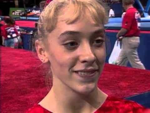 Jaycie Phelps - Interview - 1996 U.S Gymnastics Championships - Women