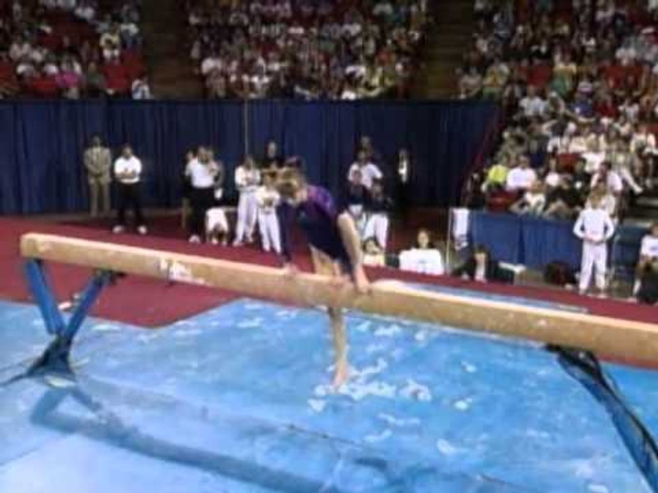 Lindsay Wing - Balance Beam - 1997 U.S. Gymnast...