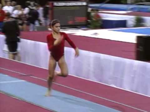 Dominique Moceanu - Vault 1 - 1997 U.S. Gymnastics Championships - Women - Day 1