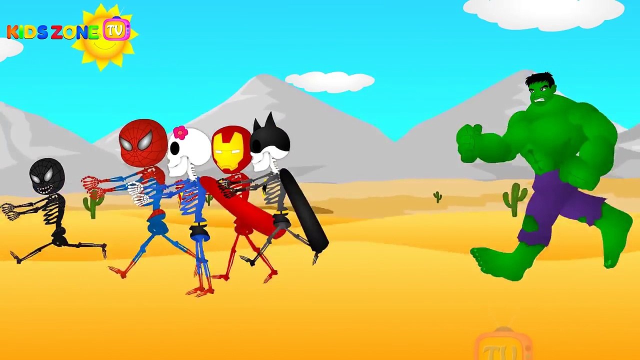 Spiderman Finger Family (Spiderman Vs Halloween)Finger Family (Skeleton)Nursery Rhyme