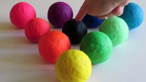 Learn Colours and Numbers Counting to 10 Play Doh Balls Surprises