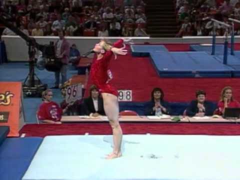 Amanda Borden - Vault 2 - 1996 U.S Gymnastics Championships - Women