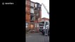 Glasgow tenement partially collapses during Storm Ophelia