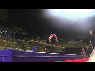 Katelyn Ohashi Slow Motion Beam Series