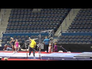 Maddie Desch - Uneven Bars - 2013 P&G Gymnastics Championships Podium Training