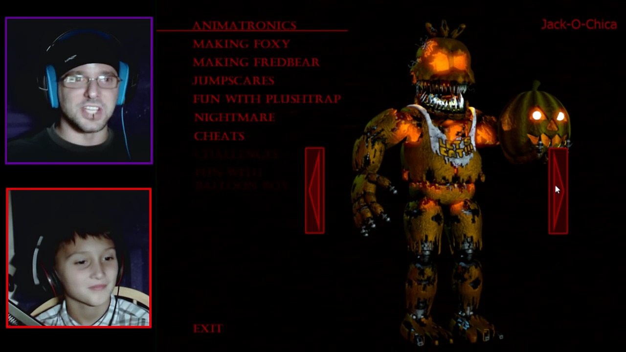 Halloween DLC! Mangle And The Puppet Appear! [Five Nights at Freddys 4 #8 - Lets Play]