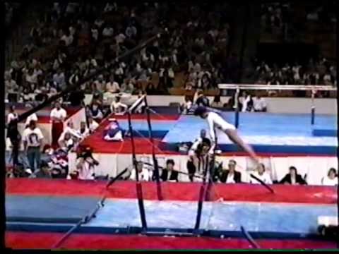 Theresa Kulikowski - Compulsory Uneven Bars - 1996 Olympic Trials