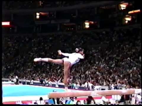 Andree Pickens - Compulsory Balance Beam - 1996 Olympic Trials