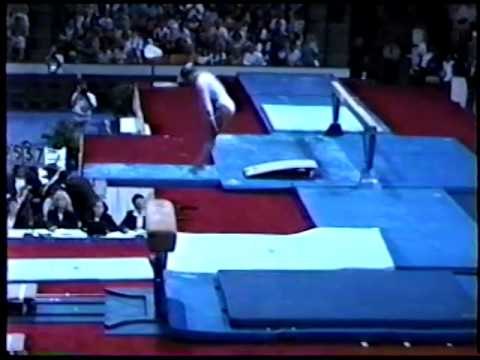 Mary Beth Arnold - Compulsory Vault - 1996 Olympic Trials