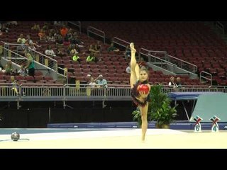 Ekaterina Komarova - Ball Final - 2014 USA Gymnastics Championships