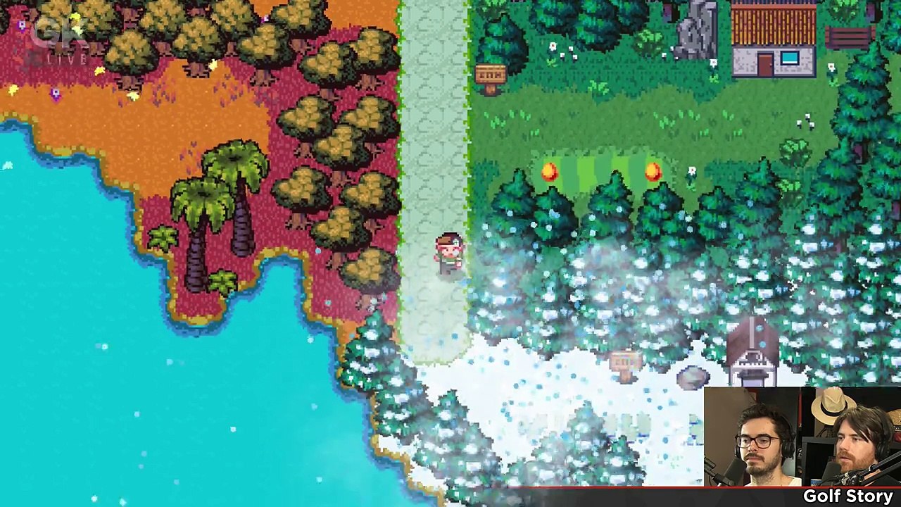 On swingue à la fraîche sur Golf Story