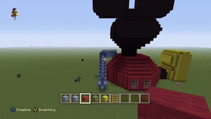 Minecraft How To Build Mickey Mouse Clubhouse *Remade* Part 3 Slide & Donalds Balloon