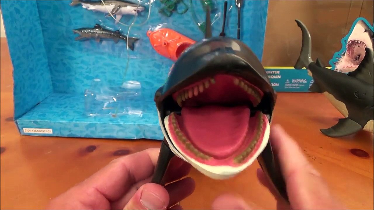 Animal Mega Great White Shark & Orca Killer Whale Set Unboxing
