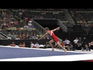 Allan Bower – Floor – 2014 P&G Championships – Sr. Men Day 1