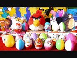 20 Surprise eggs Kinder Surprise Маша и Медведь Disney Angry Birds Hello Kitty