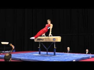 Allan Bower  - Pommel Horse -- 2012 Visa Championships -- Jr. Men -- Day 1