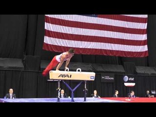 Hunter Justus - Pommel Horse - 2014 P&G Championships - Sr. Men Day 2