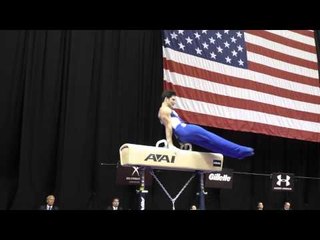 Tanner Justus - Pommel Horse - 2015 P&G Championships - Jr. Men Day 1