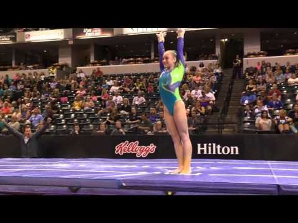 Emily Gaskins – Vault – 2015 P&G Championships – Jr. Women Day 1