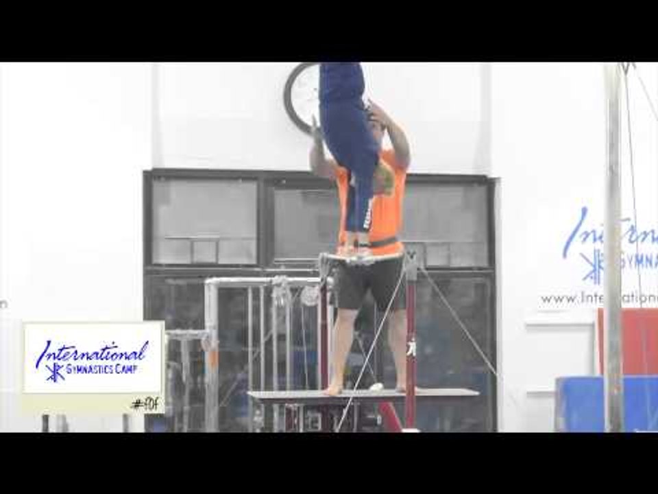 International Gymnastics Camp's #FlashbackFriday - 78 year-old Bruno Klaus performs giants