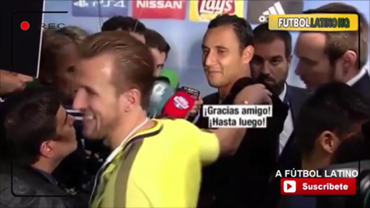 Funny Conversation Between Harry Kane And Keylor Navas!