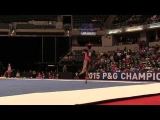 Shilese Jones – Floor Exercise – 2015 P&G Championships – Jr. Women Day 1