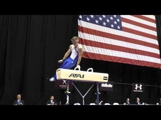 Shane Wiskus - Pommel Horse - 2015 P&G Championships - Jr. Men Day 1