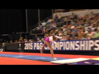 Rachel Baumann - Vault - 2015 P&G Championships - Jr. Women Day 2