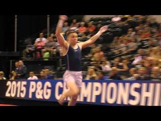 Steven Lacombe - Vault - 2015 P&G Championships - Sr. Men Day 2