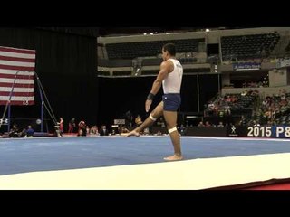 Trevor Howard – Floor Exercise – 2015 P&G Championships – Sr. Men Day 2