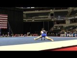Tanner West – Floor Exercise – 2015 P&G Championships – Sr. Men Day 2