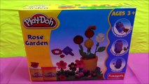 Play Doh Rose Garden Flower DIY flower play dough Playset