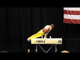 Josh Zeal - Pommel Horse - 2015 P&G Championships - Jr. Men Day 2
