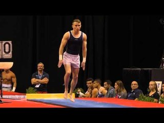 Steven Lacombe - Vault - 2015 P&G Championships - Sr. Men Day 1