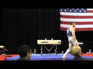 Chris Brooks - Pommel Horse - 2015 P&G Championships - Sr. Men Day 2
