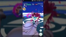 Pokémon GO Gym Battles 5 Gyms Politoed Blissey Muk Kingdra Arcanine Ursaring Shiny Gyarados & more