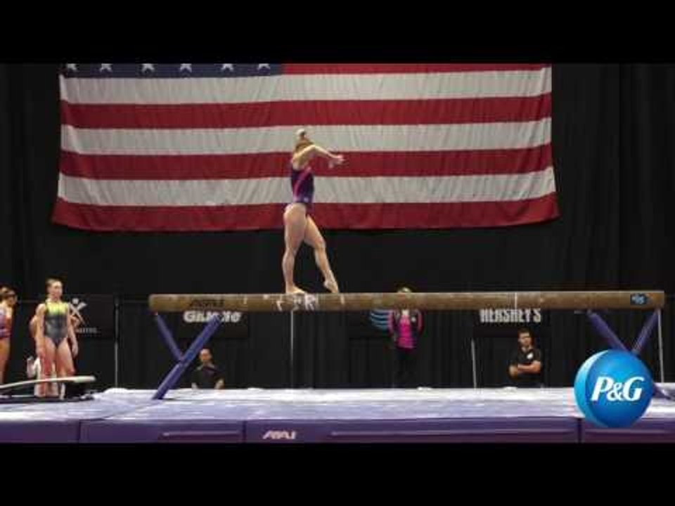 Brenna Dowell - Balance Beam - 2016 Secret Classic - Podium Training