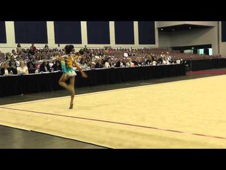 Nicole Kaloyanov - Hoop - 2012 Rhythmic Nationals - Junior - Day 1