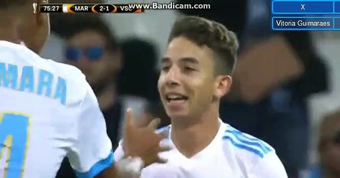 Maxime Lopez Goal - Marseille 2-1 Guimaraes 19.10.2017