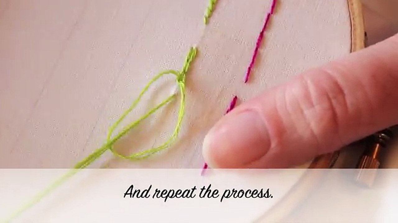 7 Basic Embroidery Stitches | 3and3quarters