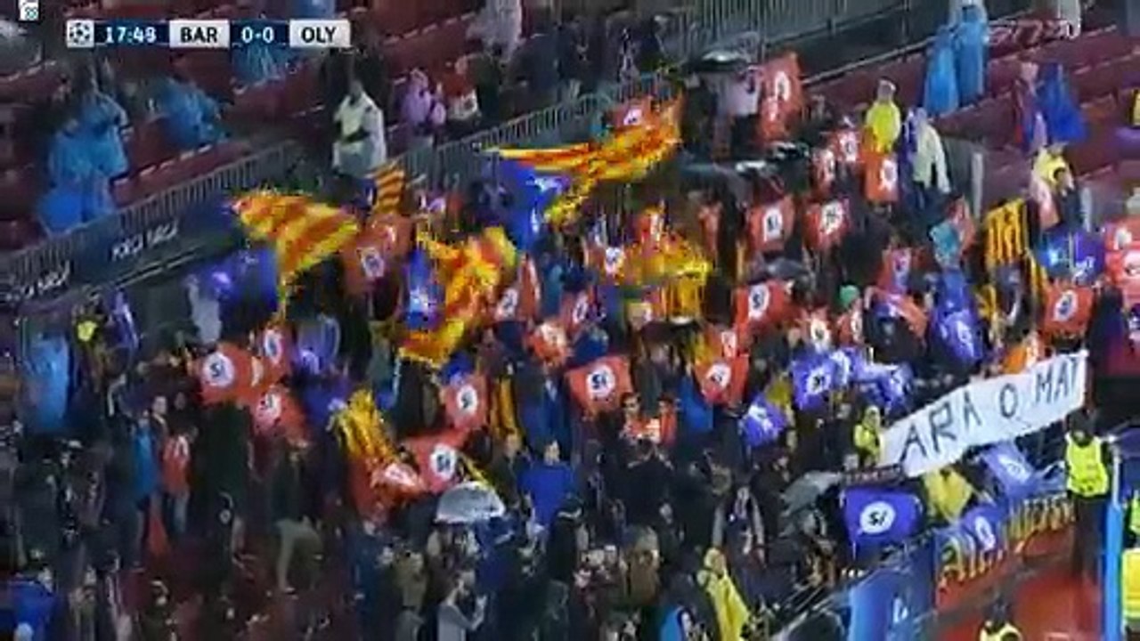 Nikolaou D. Own Goal HD - Barcelona 1-0 Olympiakos Piraeus 18.10.2017