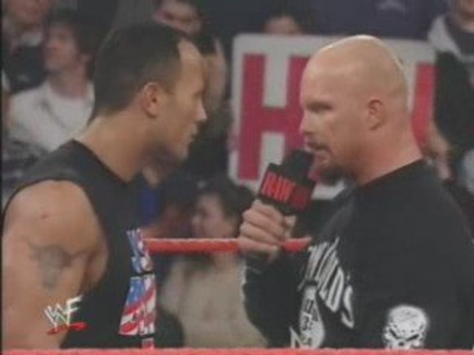 Stone Cold Steve Austin & The Rock Sing - Raw Is War 2001