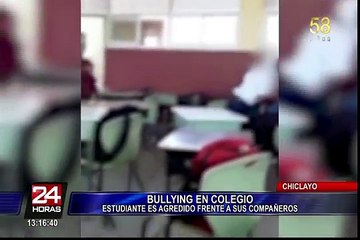 Chiclayo: estudiante es agredido salvajemente frente a sus compañeros