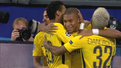 Champions League -Anderlecht / PSG - Mbappe frappe d'entrée